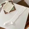 Meias Empilhadas Femininas Outono/Inverno Meilade Algodão Estilo Japonês Laço Meias para Panturrilha Pequena Alta Elasticidade Antiderrapante Emagrecimento Botas de Cavaleiro Meias Longas