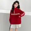 Primavera 2026 Ropa Nueva para Niños Conjunto de Sudadera con Capucha para Niñas Sudadera con Capucha a Rayas Primavera y Otoño Conjunto de Dos Piezas Tendencia de Comercio Exterior