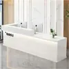 Recepción y Mostrador de Consultas, Estilo Moderno Sencillo, Mostrador de Caja Registradora para Empresas, Mostrador Pequeño de Bar para Centros Comerciales