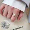 Anillo Geométrico de Empalme Versátil Dulce y Fresco Estilo Coreano para Mujer, Anillo Abierto de Signo de Exclamación Hip-Hop de Moda Retro para Dedo Índice