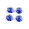 Accesorios para lámparas de cristal bola de cristal 14MM doble agujero cuentas octogonales accesorios de decoración de boda de cristal cuentas sueltas fondo de techo