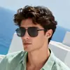 2026 Nuevas Gafas de Sol Cuadradas de Metal para Hombre Anti-UV Transfronterizas Europeas y Americanas Gafas de Sol de Moda de Gama Alta