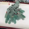 Colgante de Jade Aventurina Natural de Xinjiang, Colgante de Buda para Hombres y Mujeres, Collar Vintage de Cerradura de Nube