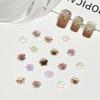 Joyería luminosa para uñas con garras de gato, lote mixto de lentejuelas brillantes, resina, accesorios de dibujos animados, parche para uñas para niños, arte de uñas de Yiwu