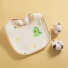 Babadores de Bebê Impermeáveis Gaze Toalha de Saliva Babador de Algodão Puro Babador de Saliva para Recém-Nascido Babador Pétala Anti-Vômito Primavera e Verão