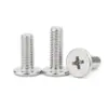 Fabricante Personalizado de Tornillos Phillips de Cabeza Ultra-Delgada No Estándar, Tornillos de Acero Inoxidable, Pernos y Tornillos Phillips de Cabeza Plana cm
