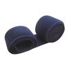 Elástico Elástico Blanco y Negro para Cabello Velcro Adhesivo Fuerte Nailon Elástico No Adherente Banda Elástica Juguete Correa Autoadhesiva de Poliéster