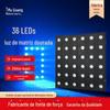 Luzes de matriz de ouro de 36 cores coloridas de palco KTV LED artes cênicas fundo de casamento luzes de efeitos especiais luzes de tingimento de feixe colorido