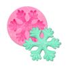 Molde de silicona para modelado de copo de nieve grande DIY, molde manual para pastel de azúcar, herramientas de azúcar, molde para pastel, otros no silicona