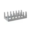 Estante de Almacenamiento para Tapas de Ollas de Cocina Estante Secador de Platos Divisor Creativo para Exhibir Tazones y Platos en la Encimera Estante para Platos