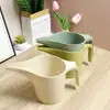 Regador de Plástico Espesso com Bico Longo, Vaso para Rega de Jardim, Regador Doméstico para Flores, Durável