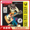 Alice A206 cordas de guitarra folk conjunto de 6 cordas de guitarra única 1 corda 2 cordas guitarra cordas espalhadas