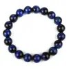 Pulsera de Ojo de Tigre natural directa de fábrica 3A pulsera de cuentas de ojo de tigre de color pulsera terminada pulsera al por mayor