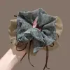 Outono e Inverno Estilo Retro Coreano Ins Laço de Cabelo Scrunchie Coque Acessório de Cabelo Corda para Rabo de Cavalo Novo Estilo