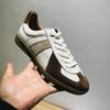 Personalizado de Fábrica Odm Oem Novo Treinamento Moral Casal Casual Cadarço Bloqueio de Cor Couro de Vaca Branco Esporte Couro Genuíno Sapatos Femininos