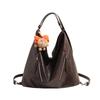 Bolso Retro Cruzado para Axila Bolso de Mujer Invierno 2024 Nuevo Bolso Tote Simple Combinable Casual de Gran Capacidad Mochila
