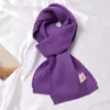 Bufanda de color liso para mujer, chal de cachemira de imitación gruesa de invierno 2022, estilo occidental, de alta gama, estilo coreano, cálida, combina con todo.