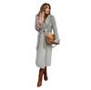 Abrigo de lana de primavera y otoño con cuello en V y tirantes, sencillo y moderno, para mujer, de Amazon Explosion Independent Station Wish, 2024