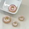 Resina Fotocromática Dupla Face Olho de Gato Estrela Rosca Pingente para Corrente de Celular Bolsa Acessórios de Joia Contas Criativas Feitas à Mão