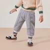 [Invierno profundo] Pantalones para niños Doodle, pantalones de otoño e invierno, pantalones gruesos con forro polar para niños, pantalones cálidos de invierno para bebés, pantalones tipo suéter.