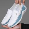 Zapatos de Cuero Casuales para Hombre Primavera 2024, Zapatos Tipo Beanie, Zapatos para Conducir Lazy de Una Pierna, Slip-Ons Juveniles de Superficie Suave