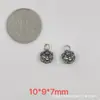 198-249 Colgante de Borla de Plata Antigua Retro de Shanxi Accesorios DIY Pulsera de Plata Sanqi Pulsera con Cuentas Adornos Wenwan Accesorios