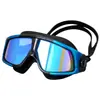 Gafas de Natación para Adultos de Marco Grande, Alta Definición, Antivaho, Impermeables, Campo de Visión Amplio, Anti-UV, Galvanizadas, Gafas de Natación Coloridas, Venta al por Mayor Transfronteriza
