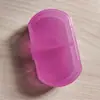 Caja de Almacenamiento de Medicamentos de Dos Compartimentos, Caja Portátil Sellada a Prueba de Polvo, Caja de Plástico Transparente de Dos Compartimentos Separados, Práctica Caja Pequeña para Medicamentos