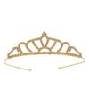Comércio exterior transfronteiriço infantil noiva liga coroa faixa de cabeça simples amor strass aniversário desempenho headwear pequena coroa