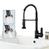 Grifo de cocina de acero inoxidable transfronterizo, caliente y frío, producto popular de comercio exterior, estilo europeo y americano, grifo de fregadero multifuncional, venta al por mayor