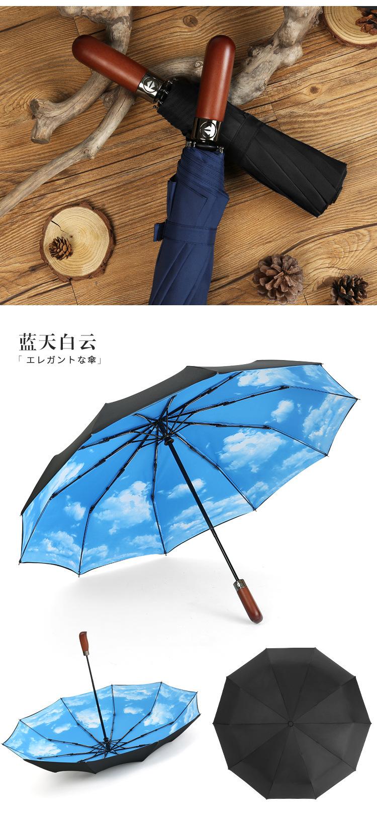 深色手柄男士伞_10