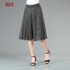 Culottes de verano para personas de mediana edad y mayores, pantalones finos de cintura elástica alta para madre, pantalones de seda de hielo para mujeres de mediana edad y mayores