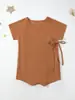 Mameluco para Bebé Primavera y Otoño Clase A Otoño e Invierno Ropa para Exteriores Estilo Ins Niño de un Año Base de Lino Talla 80 para Usar por Encima