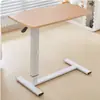 Mesa de Estudio Móvil, Escritorio para Computadora de Dormitorio Universitario, Escritorio para Laptop, Mesa Lateral Ajustable para Sofá de Sala