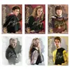 Novos Pôsteres Originais de Personagens de Harry Potter Malfoy Hermione Pinturas Decorativas Adesivos de Parede Mercadorias de Cinema e Televisão