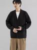 Chaqueta ligera de estilo coreano para hombre, otoño e invierno de 2024, diseño simple y holgado, camisa de punto de nicho de alta calidad