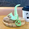 Llavero Creativo de Saxofón para Tocar Música Juguete Divertido para Descomprimir Estudiante Colgante Pequeño Accesorios para Bolsas Regalo Pequeño