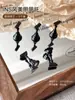 Soporte para Uñas de Práctica de Nail Art Acrílico Transparente Base Magnética Pieza de Ajedrez Iridiscente Bandeja de Exhibición de Uñas de Doble Fila Venta al por Mayor