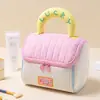 Linda Bolsa de Maquillaje con Forma de Casa, Neceser de Cabina de Gran Capacidad, Bolsa de Almacenamiento Portátil de Mano, Bolsita de Almacenamiento, Bolsa de Regalo