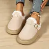 Chinelos de pelúcia de algodão femininos, novo estilo outono/inverno 2026, chinelos para casa e internos, antiderrapantes, quentes e disponíveis para atacado