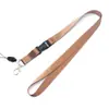 Diseño Gratis Lanyard Colorido Logo Nylon Lanyard para Teléfono Móvil Serigrafía Cinta de Poliéster Lanyard para Identificación Impresión