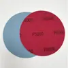 Disco de Lixa Abrasivo de Óxido de Alumínio Vermelho Flocado de 3 Polegadas 75mm com Suporte Adesivo para Máquina de Polimento e Lixadeira Pneumática