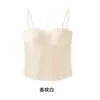 Camisola base invisible strapless con copas incorporadas, no necesita sujetador, previene la exposición, adelgazante y realza la figura, capa base versátil