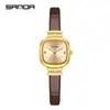 Relógio de Quartzo SANDA AliExpress Explosivo Feminino de Quartzo Quadrado com Diamantes Compacto Casual Moda Versátil