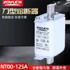 Fusível de Baixa Tensão Zhongyu NT00 125A Núcleo de Fusível Núcleo de Fusível Cerâmico Fusível RT16-00 Núcleo de Fusível