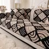 Cojín de sofá estilo bohemio para otoño e invierno, cojín de asiento de sofá grueso de terciopelo de algodón cómodo para uso doméstico, funda para respaldo de sofá de sala de estar y dormitorio