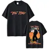 Camiseta Gráfica do Álbum Don Kbrn do Rapper Eladio Carrion para Homens e Mulheres Moda Hip-Hop Tendência Música