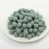 3cm 10 Piezas Por Paquete Bolas Blancas de Pelo de Alta Elasticidad Bolas de Pelo Pequeñas Coloridas de Poliéster Accesorios de Bolas de Felpa de Poliéster para Manualidades