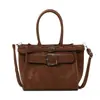 Bolsa Tote Rígida Portátil Versátil Estilo Retrô Americano para Mulheres Outono 2025 Nova Bolsa de Ombro Único Transversal de Luxo Acessível de Nicho