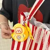 Pingente Porta-moedas de Boneca Desenho Animado Criativo, Estojo de Fone de Ouvido de Boneca Fofo, Bolsa de Armazenamento para Cabo de Dados e Batom, Atacado
